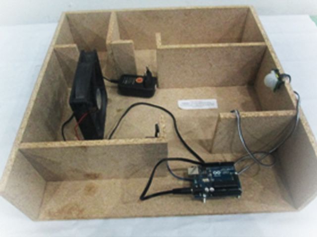 Kipas otomatis dengan deteksi orang diruangan