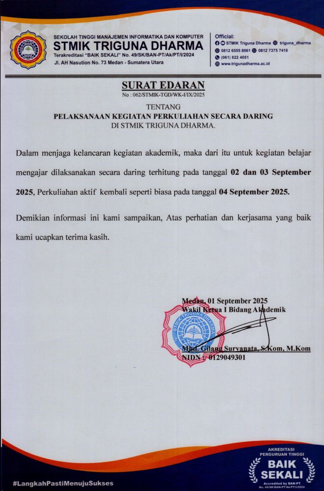 Srt_Edaran_perkuliahan_daring_september_2025
