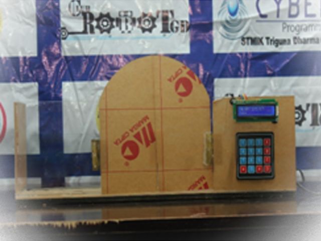 Pengaman pagar menggunakan password