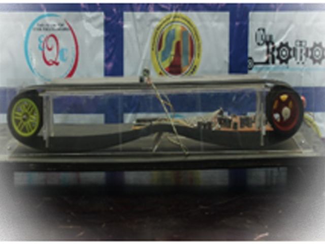 Konveyour penghitung barang otomatis pada perusahaan